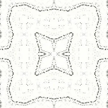 Seamless square abstract pattern. Art texture. Art mandala. Symmetrical patte Stockillustratie