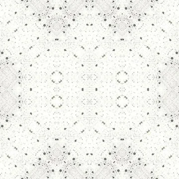 Seamless square abstract pattern. Art texture. Art mandala. Symmetrical patte Stock Illustration