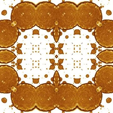 Seamless square abstract pattern. Art texture. Art mandala. Symmetrical patte Illustrazione stock