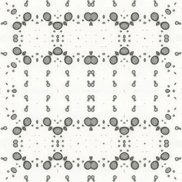 Seamless square abstract pattern. Art texture. Art mandala. Symmetrical patte Illustrazione stock