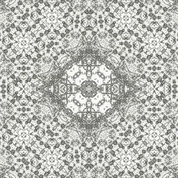 Seamless square abstract pattern. Art texture. Art mandala. Symmetrical patte Stock Illustration