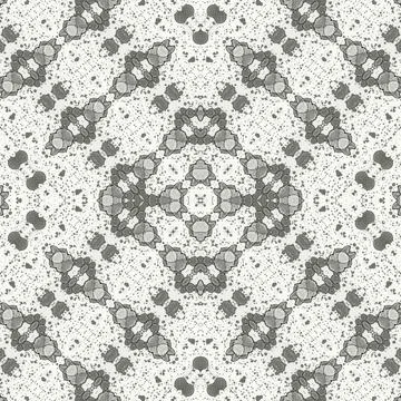 Seamless square abstract pattern. Art texture. Art mandala. Symmetrical patte Illustrazione stock