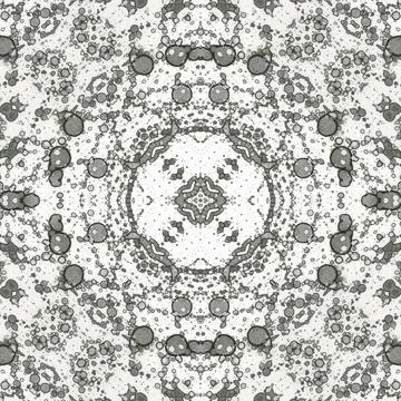 Seamless square abstract pattern. Art texture. Art mandala. Symmetrical patte Illustrazione stock