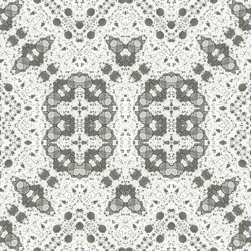 Seamless square abstract pattern. Art texture. Art mandala. Symmetrical patte Stock Illustration