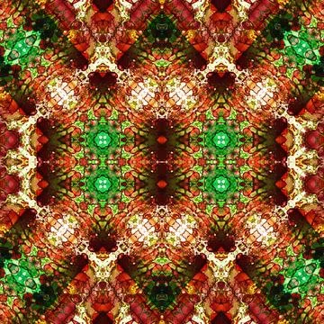 Seamless square abstract pattern. Art texture. Art mandala. Symmetrical patte Illustrazione stock