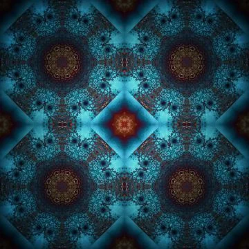 Seamless square abstract pattern. Art texture. Fashionable style Stock Photos