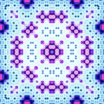 Seamless square abstract pattern. Art texture. Textiles and fashion Foto stock