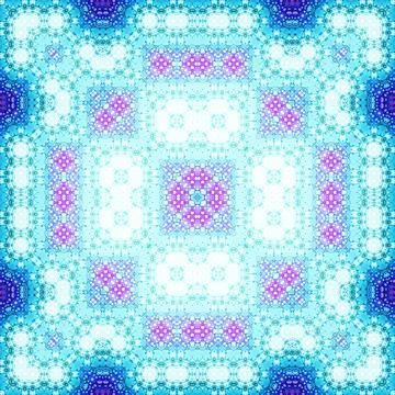 Seamless square abstract pattern. Art texture. Textiles and fashion Foto stock