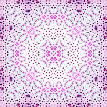 Seamless square abstract pattern. Art texture. Textiles and fashion Foto stock