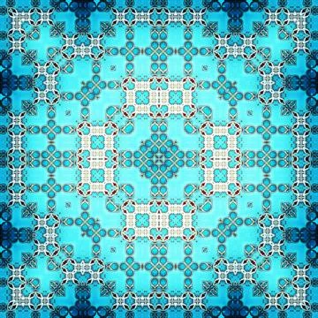 Seamless square abstract pattern. Art texture. Textiles and fashion Stock Photos