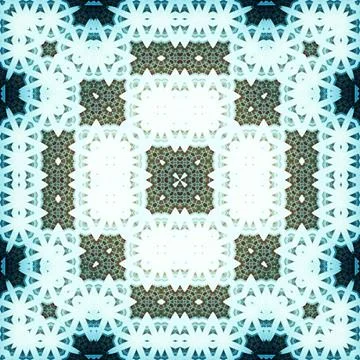 Seamless square abstract pattern. Art texture. Textiles and fashion Foto stock