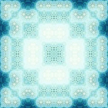 Seamless square abstract pattern. Art texture. Textiles and fashion Foto stock