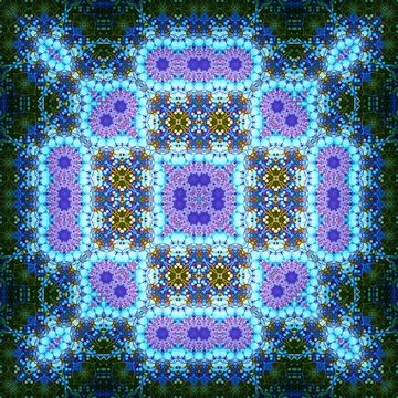 Seamless square abstract pattern. Art texture. Textiles and fashion Stock Photos