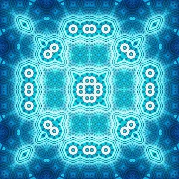 Seamless square abstract pattern. Art texture. Textiles and fashion Stock Photos