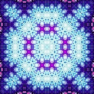 Seamless square abstract pattern. Art texture. Textiles and fashion Foto stock