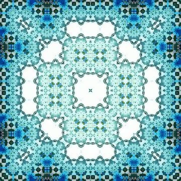 Seamless square abstract pattern. Art texture. Textiles and fashion Foto stock