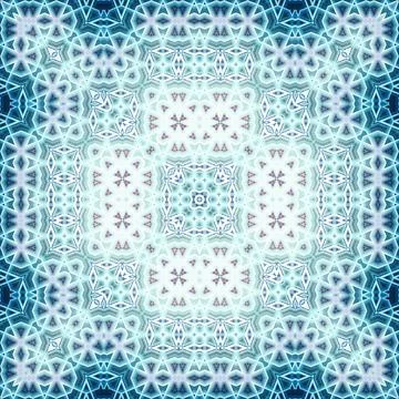 Seamless square abstract pattern. Art texture. Textiles and fashion Foto stock