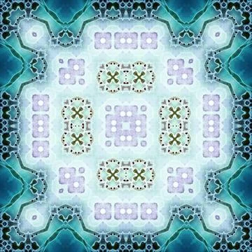 Seamless square abstract pattern. Art texture. Textiles and fashion Foto stock