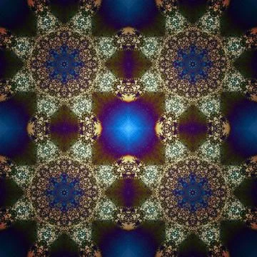 Seamless square abstract pattern. Art texture. Fashionable style Foto stock