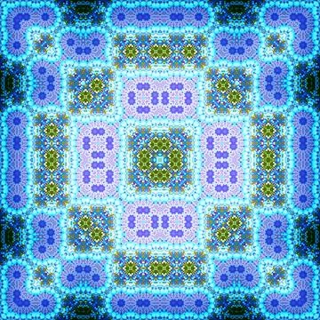 Seamless square abstract pattern. Art texture. Textiles and fashion Foto stock