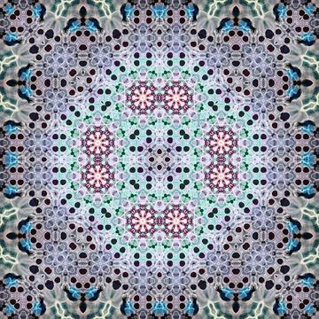 Seamless square art pattern. The pattern is abstract. The texture is mysterio Illustrazione stock