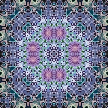 Seamless square art pattern. The pattern is abstract. The texture is mysterio Stock Illustration