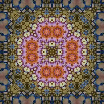 Seamless square art pattern. The pattern is abstract. The texture is mysterio Illustrazione stock