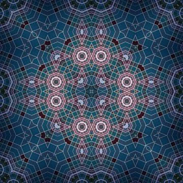 Seamless square art pattern. The pattern is abstract. The texture is mysterio イラスト素材