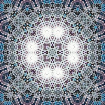 Seamless square art pattern. The pattern is abstract. The texture is mysterio Stock Illustration