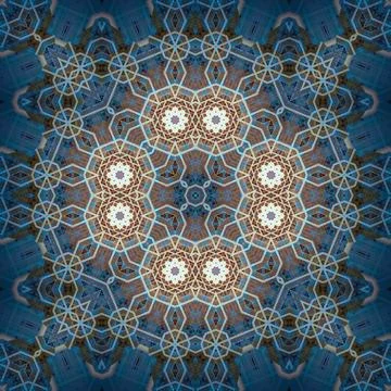 Seamless square art pattern. The pattern is abstract. The texture is mysterio Illustrazione stock