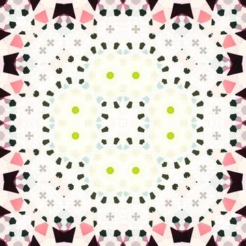 Seamless square art pattern. The pattern is abstract. The texture is mysterio Illustrazione stock