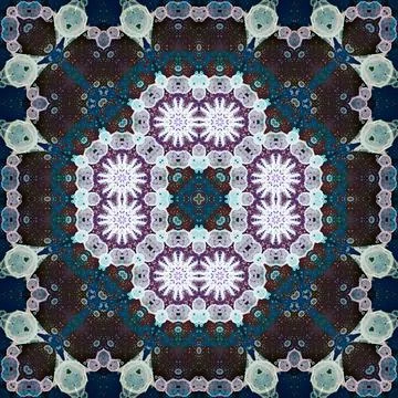 Seamless square art pattern. The pattern is abstract. The texture is mysterio Stock Illustration