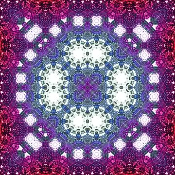 Seamless square art pattern. The pattern is abstract. The texture is mysterio Illustrazione stock