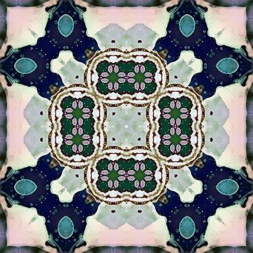 Seamless square art pattern. The pattern is abstract. The texture is mysterio Illustrazione stock