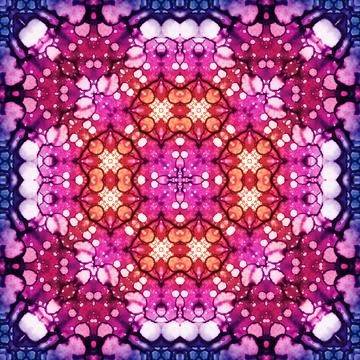Seamless square art pattern. The pattern is abstract. The texture is mysterio Illustrazione stock