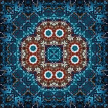 Seamless square art pattern. The pattern is abstract. The texture is mysterio Illustrazione stock