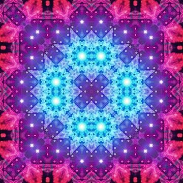 Seamless square art pattern. The pattern is abstract. The texture is mysterio Stock Illustration