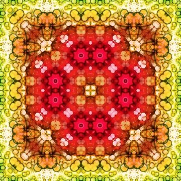 Seamless square art pattern. The pattern is abstract. The texture is mysterio Illustrazione stock