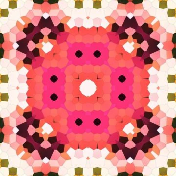 Seamless square art pattern. The pattern is abstract. The texture is mysterio Illustrazione stock