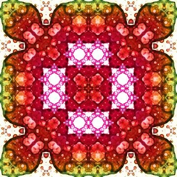 Seamless square art pattern. The pattern is abstract. The texture is mysterio Stock Illustration