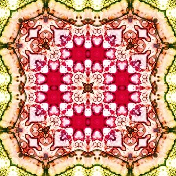 Seamless square art pattern. The pattern is abstract. The texture is mysterio Stock Illustration