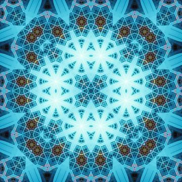 Seamless square art pattern. The pattern is abstract. The texture is mysterio Stock Illustration