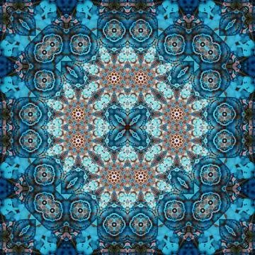 Seamless square art pattern. The pattern is abstract. The texture is mysterio Illustrazione stock