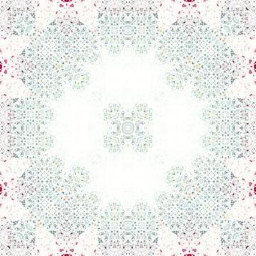 Seamless square art pattern. The pattern is abstract. The texture is mysterio Illustrazione stock