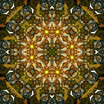 Seamless square art pattern. The pattern is abstract. The texture is mysterio Stock Illustration
