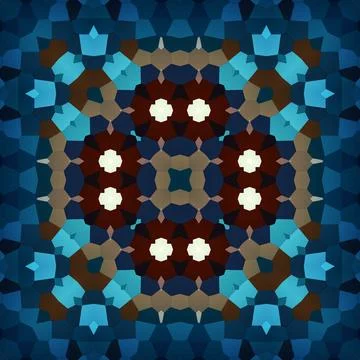 Seamless square art pattern. The pattern is abstract. The texture is mysterio Illustrazione stock