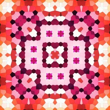 Seamless square art pattern. The pattern is abstract. The texture is mysterio イラスト素材