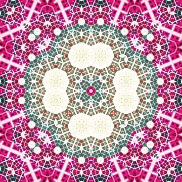 Seamless square art pattern. The pattern is abstract. The texture is mysterio Stock Illustration