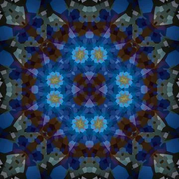 Seamless square art pattern. The pattern is abstract. The texture is mysterio Stock Photos