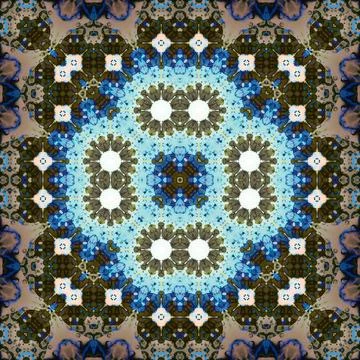 Seamless square art pattern. The pattern is abstract. The texture is mysterio Foto stock